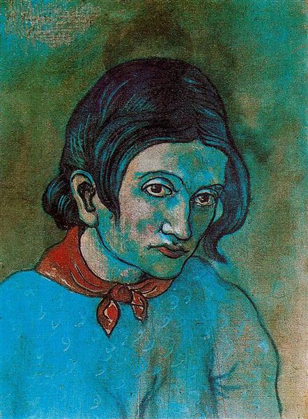 Pablo Picasso Classical Oil Painting Female Head Portraits - Click Image to Close